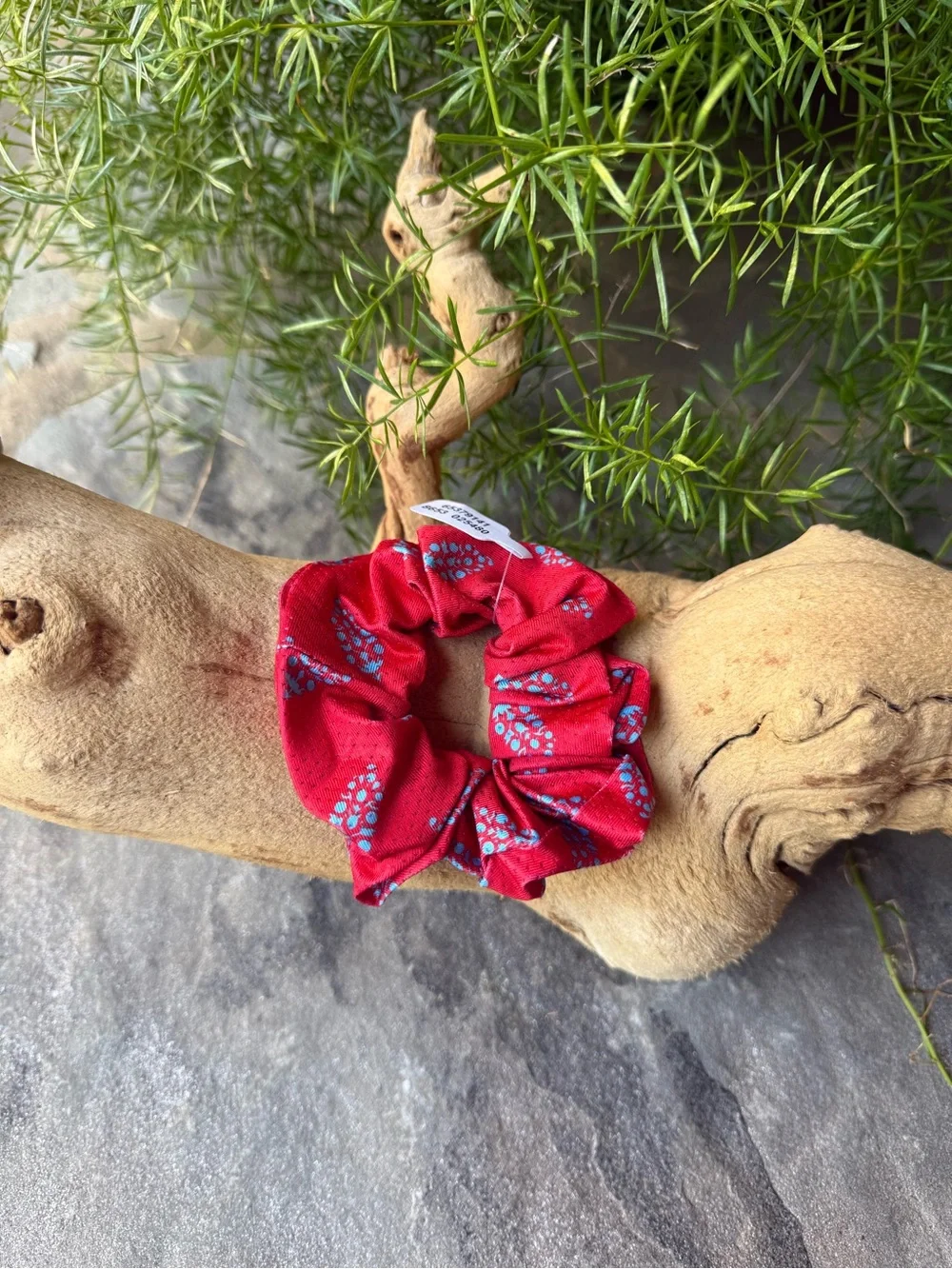 New🌟Free People-Sports Scrunchie Hair Tie -Red
